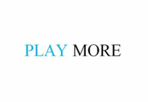 PLAY MORE Logo (EUIPO, 20.02.2017)