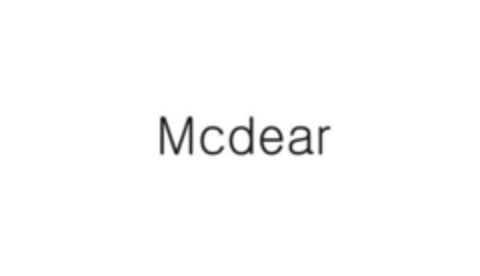 Mcdear Logo (EUIPO, 06.06.2017)