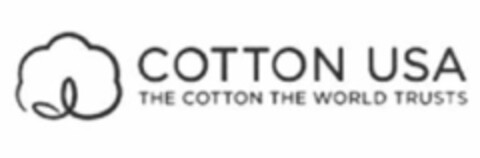 COTTON USA  THE COTTON THE WORLD TRUSTS Logo (EUIPO, 01.06.2018)