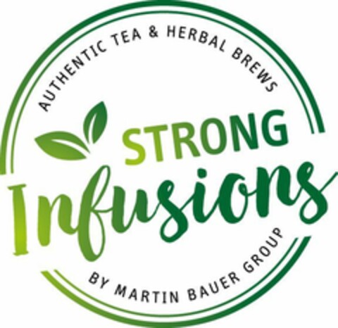 AUTHENTIC TEA & HERBAL BREWS STRONG INFUSIONS BY MARTIN BAUER GROUP Logo (EUIPO, 26.06.2018)