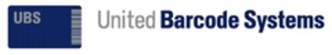 UBS UNITED BARCODE SYSTEMS Logo (EUIPO, 19.11.2018)