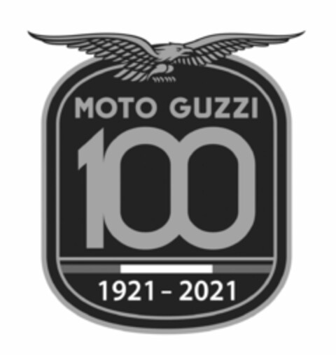 MOTO GUZZI 100 1921 - 2021 Logo (EUIPO, 28.10.2020)