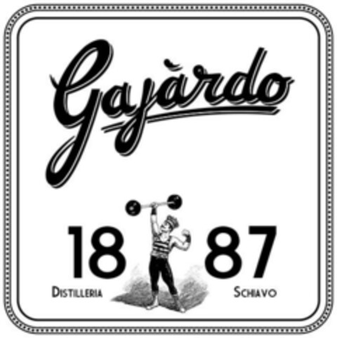 GAJÀRDO 1887 DISTILLERIA SCHIAVO Logo (EUIPO, 19.01.2021)