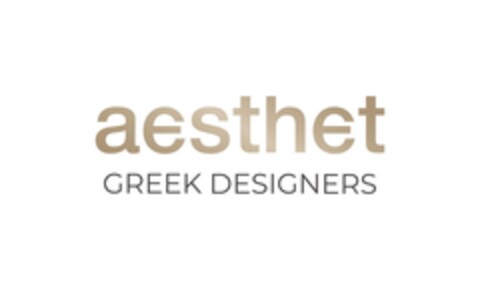 aesthet GREEK DESIGNERS Logo (EUIPO, 06.12.2021)