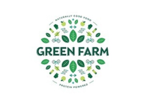 NATURALLY GOOD FOOD GREEN FARM PROTEIN POWERED Logo (EUIPO, 01/07/2022)