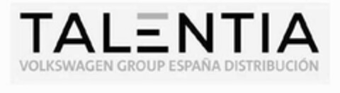 TALENTIA VOLKSWAGEN GROUP ESPAÑA DISTRIBUCIÓN Logo (EUIPO, 28.02.2023)