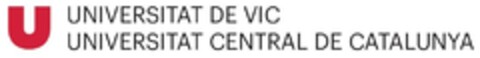 U UNIVERSITAT DE VIC UNIVERSITAT CENTRAL DE CATALUNYA Logo (EUIPO, 04/13/2023)