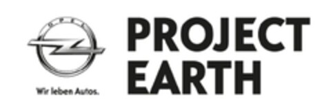 OPEL Wir leben Autos PROJECT EARTH Logo (EUIPO, 02.02.2011)