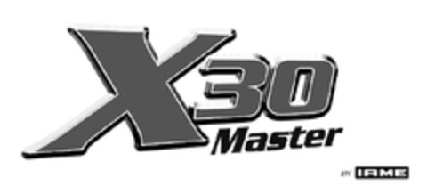 X30 Master by IAME Logo (EUIPO, 05.09.2011)