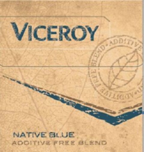 VICEROY  NATIVE BLUE ADDITIVE FREE BLEND Logo (EUIPO, 05/30/2013)