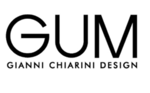 GUM GIANNI CHIARINI DESIGN Logo (EUIPO, 09/04/2017)