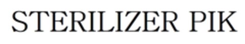 STERILIZER PIK Logo (EUIPO, 12/26/2018)