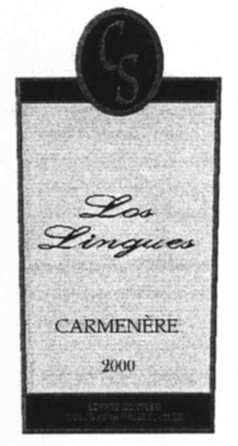 CS Los Lingues CARMENÈRE 2000 Logo (IGE, 05.11.2002)