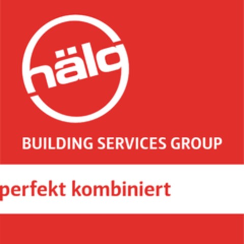 hälg BUILDING SERVICES GROUP perfekt kombiniert Logo (IGE, 07/18/2011)