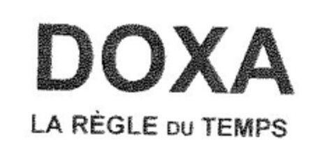 DOXA LA RÈGLE DU TEMPS Logo (IGE, 12.09.2008)