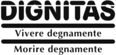 DIGNITAS Vivere degnamente Morire degnamente Logo (IGE, 02.01.2019)