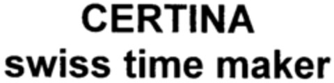 CERTINA swiss time maker Logo (IGE, 14.03.2003)