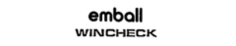 emball WINCHECK Logo (IGE, 28.11.1986)