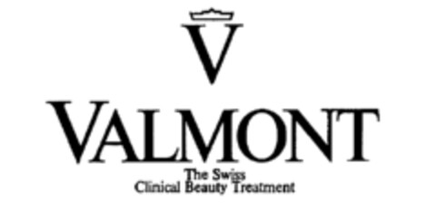 V VALMONT The Swiss Clinical Beauty Treatment Logo (IGE, 23.09.1986)