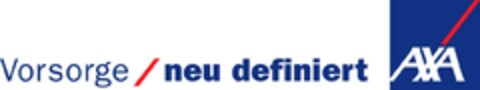 AXA Vorsorge / neu definiert Logo (IGE, 17.04.2009)