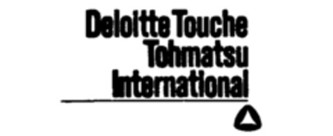 Deloitte Touche Tohmatsu International Logo (IGE, 11.01.1993)