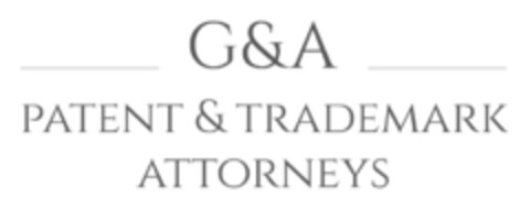 G&A PATENT & TRADEMARK ATTORNEYS Logo (IGE, 05/04/2021)