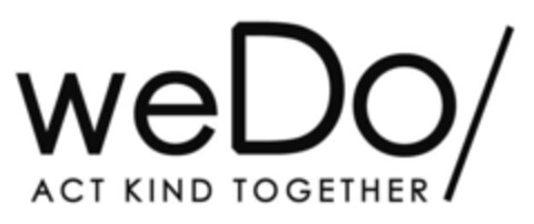 weDo/ ACT KIND TOGETHER Logo (IGE, 10.09.2018)