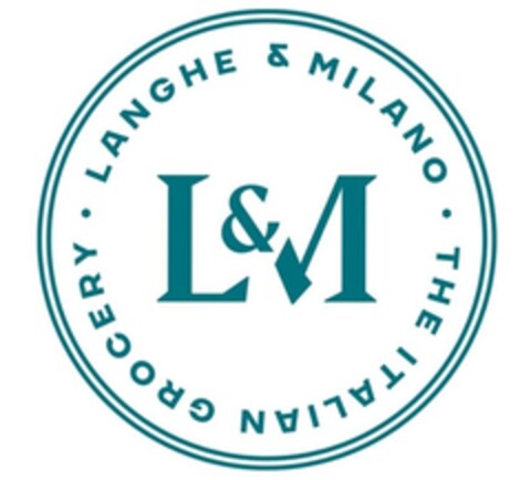 LANGHE & MILANO L&M THE ITALIAN GROCERY Logo (IGE, 01/21/2021)