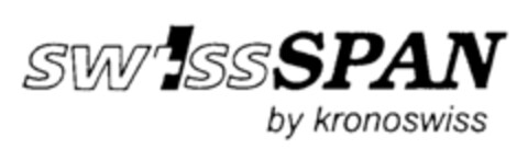 SWISS SPAN by kronoswiss Logo (IGE, 14.09.2000)