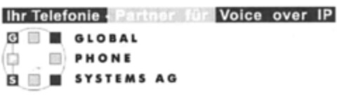 Ihr Telefonie - Partner für Voice over IP GPS GLOBAL PHONE SYSTEMS AG Logo (IGE, 15.05.2006)