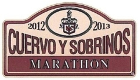 2012 CYS 2013 CUERVO Y SOBRINOS MARATHON Logo (IGE, 08.11.2012)