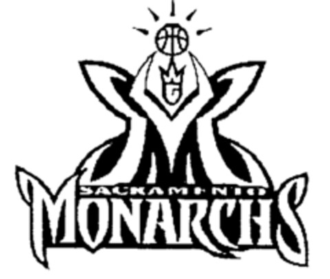 M SACRAMENTO MONARCHS Logo (IGE, 04.02.1997)