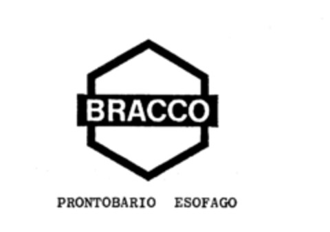 BRACCO PRONTOBARIO ESOFAGO Logo (IGE, 13.03.1980)