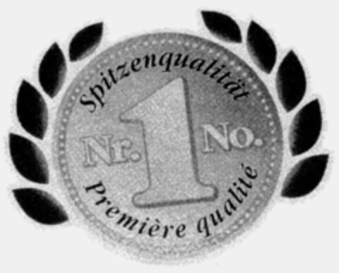 Spitzenqualität Nr. 1 No. Première qualité Logo (IGE, 04/26/1996)