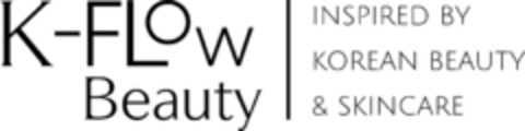 K-FLOW Beauty INSPIRED BY KOREAN BEAUTY & SKINCARE Logo (IGE, 22.03.2024)