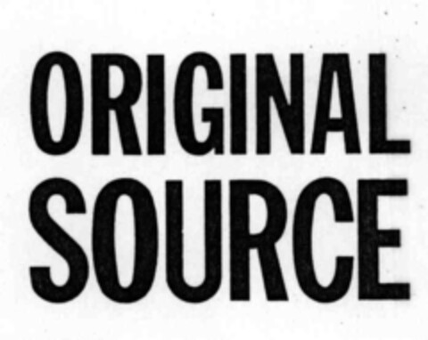 ORIGINAL SOURCE Logo (IGE, 07/13/1999)