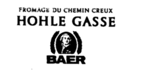 FROMAGE DU CHEMIN CREUX HOHLE GASSE BAER Logo (IGE, 31.12.1994)