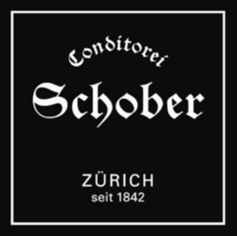 Conditorei Schober ZÜRICH seit 1842 Logo (IGE, 03.10.2023)