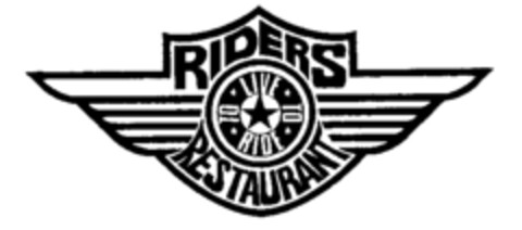 RIDERS RESTAURANT TO LIVE TO RIDE Logo (IGE, 04.12.1995)