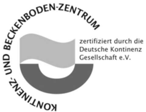 KONTINENZ- UND BECKENBODEN-ZENTRUM zertifiziert durch die Deutsche Kontinenz Gesellschaft e.V. Logo (IGE, 07.04.2009)