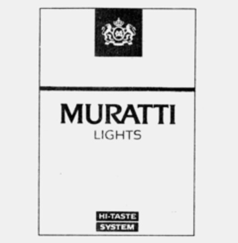 MC MURATTI LIGHTS HI-TASTE SYSTEM Logo (IGE, 04/05/1991)