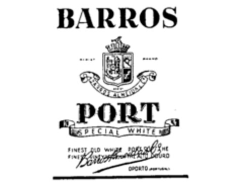 BARROS PORT SPECIAL WHITE Logo (IGE, 12.04.1988)
