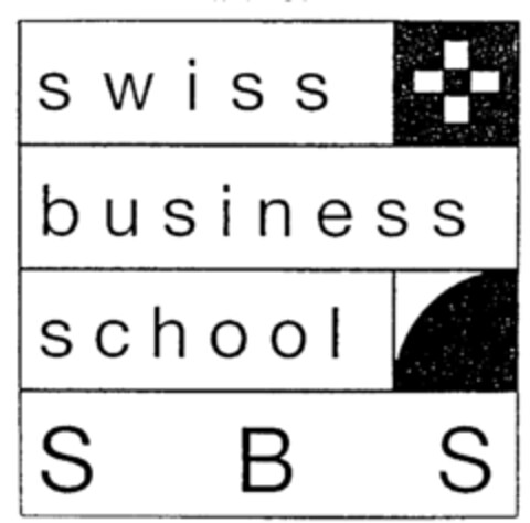 swiss business school SBS Logo (IGE, 13.08.1999)