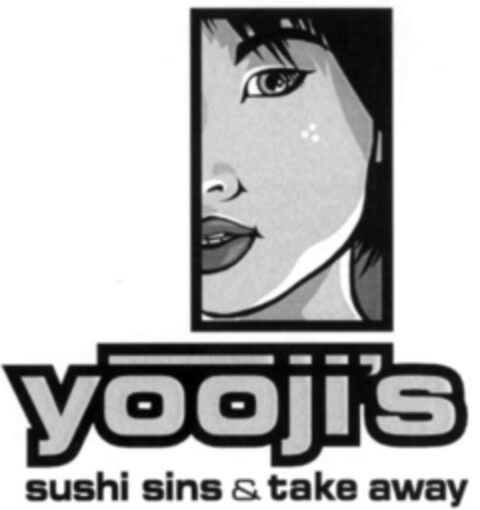 yooji's sushi sins & take away Logo (IGE, 04.10.2000)