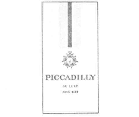 PICCADILLY DE LUXE KING SIZE Logo (IGE, 15.01.1987)