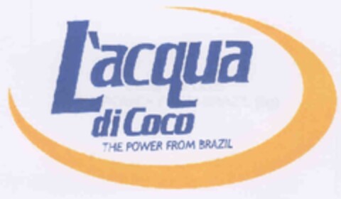 L'acqua diCoco THE POWER FROM BRAZIL Logo (IGE, 24.09.2004)