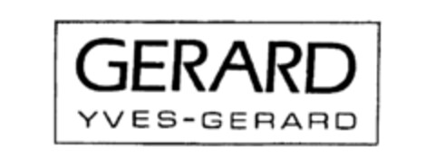 GERARD YVES-GERARD Logo (IGE, 10/08/1986)