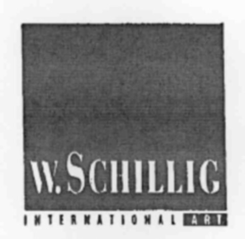 W. SCHILLIG INTERNATIONAL ART Logo (IGE, 23.12.1999)