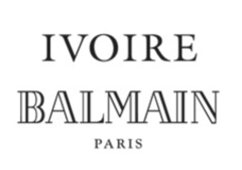 IVOIRE BALMAIN PARIS Logo (IGE, 28.04.2014)