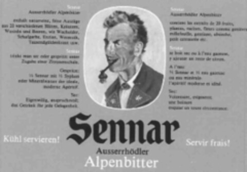 Sennar Ausserrhödler Alpenbitter Logo (IGE, 27.10.2004)